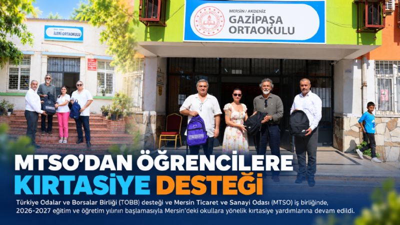 MTSO’dan öğrencilere kırtasiye desteği